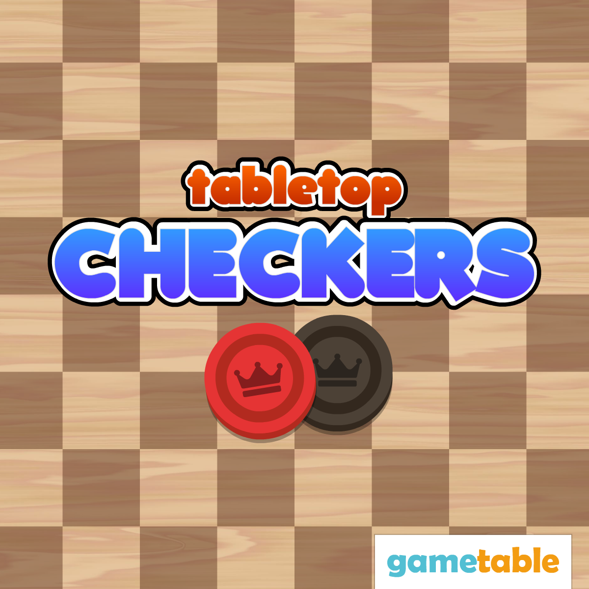 Checkers - Play free | Gametable.org